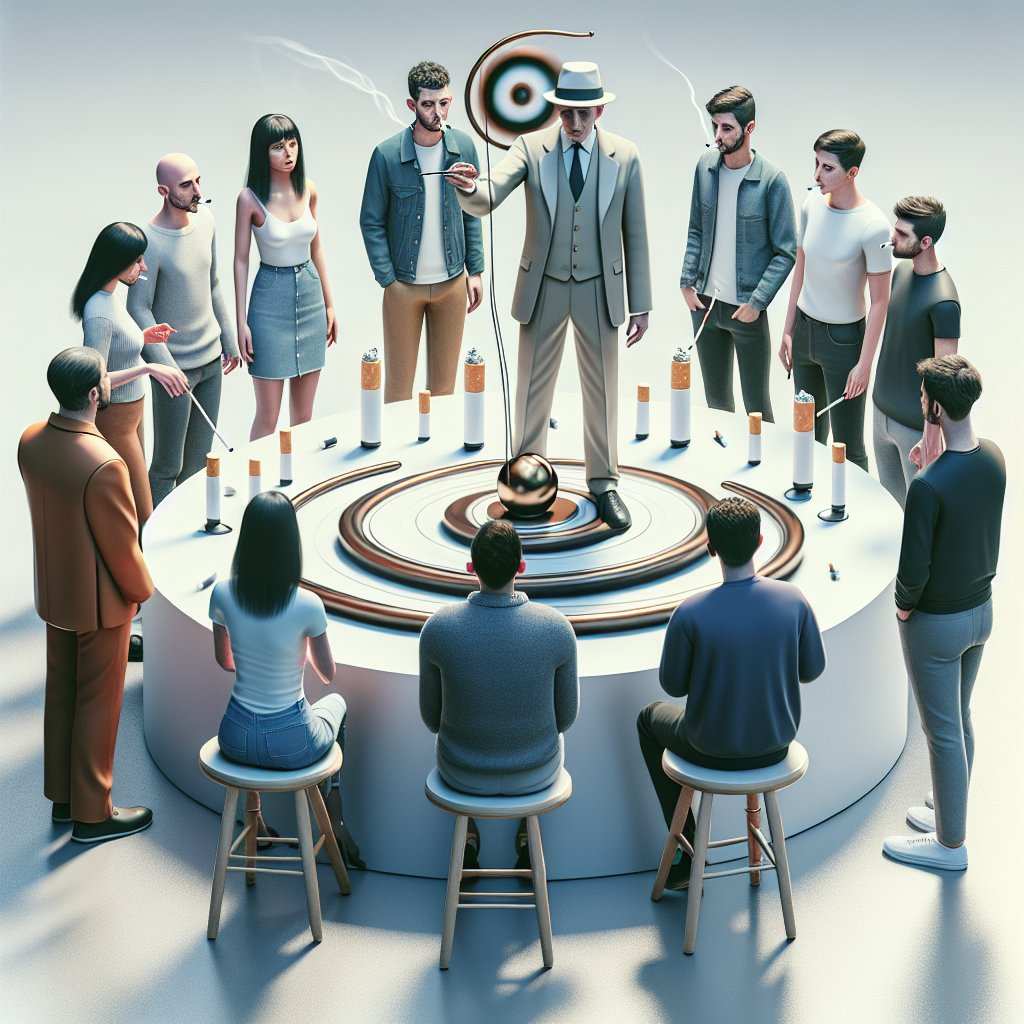 Funktioniert Hypnose bei sozialem Rauchen in Gruppen?