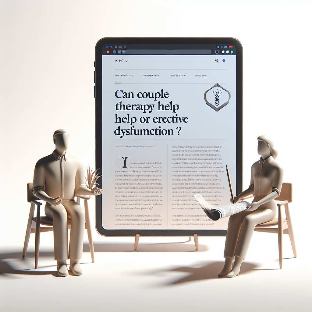 Kann eine Paartherapie bei Erektionsstörungen helfen?