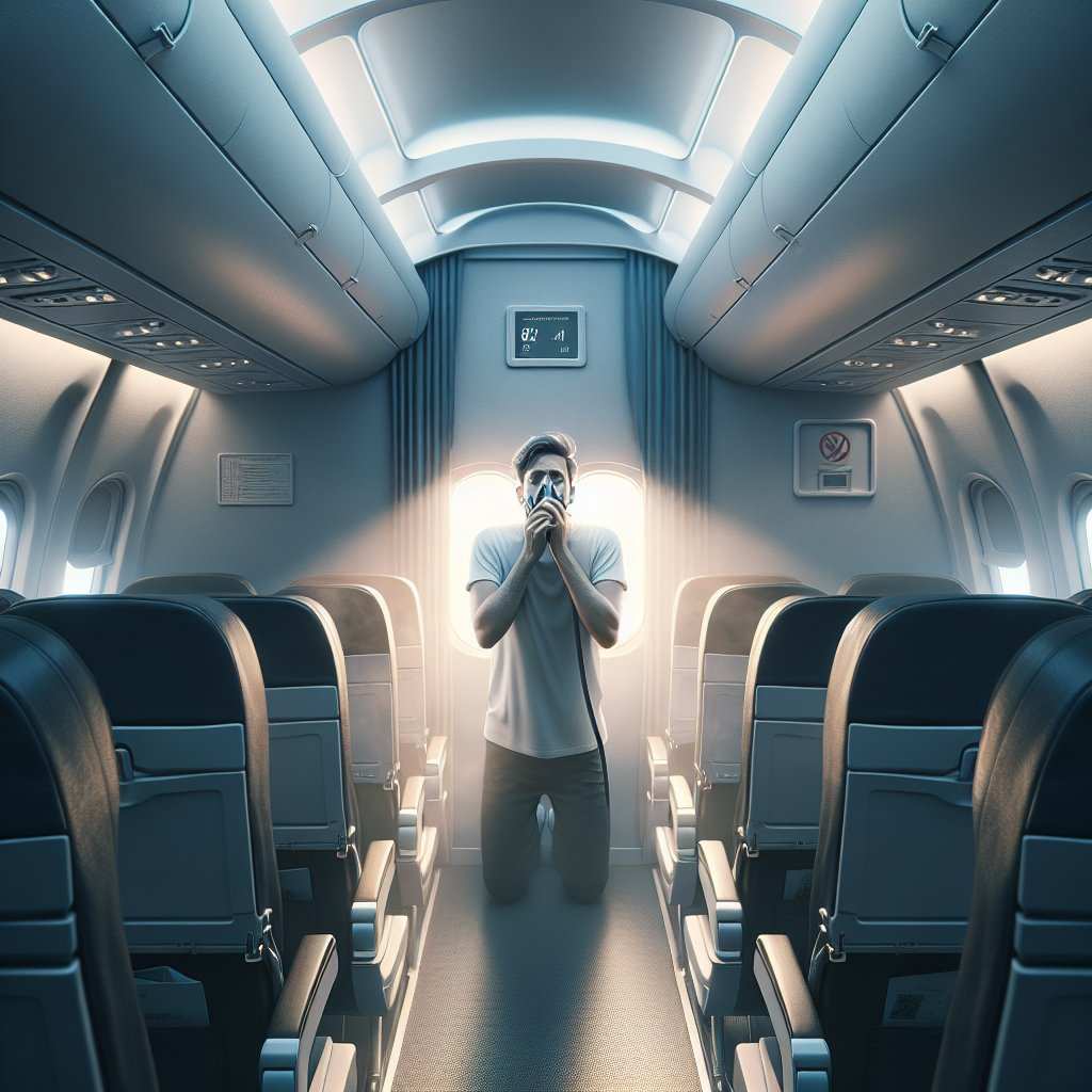 Warum bekomme ich Atemnot im Flugzeug?