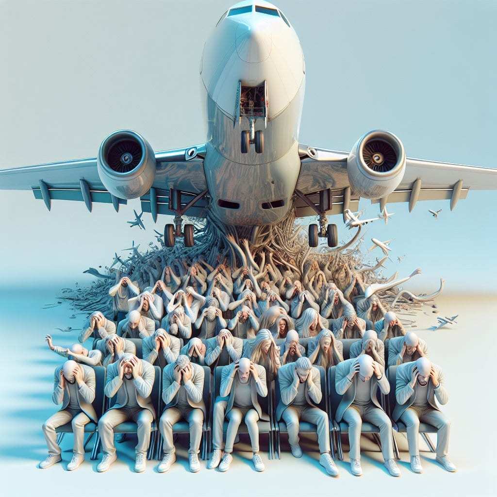 Warum bekomme ich Panik beim Start im Flugzeug?